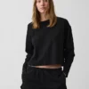 Camiseta oversize corta de punto