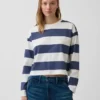 Camiseta oversize corta de punto