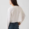 Camiseta oversize corta de punto