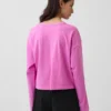 Camiseta oversize corta de punto