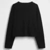 Camiseta oversize corta de punto