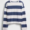 Camiseta oversize corta de punto