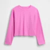 Camiseta oversize corta de punto