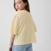Camiseta oversize de corte cuadrado con logotipos de estados para niños