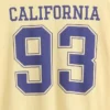 Camiseta oversize de corte cuadrado con logotipos de estados para niños