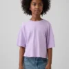 Camiseta oversize de corte cuadrado para niños