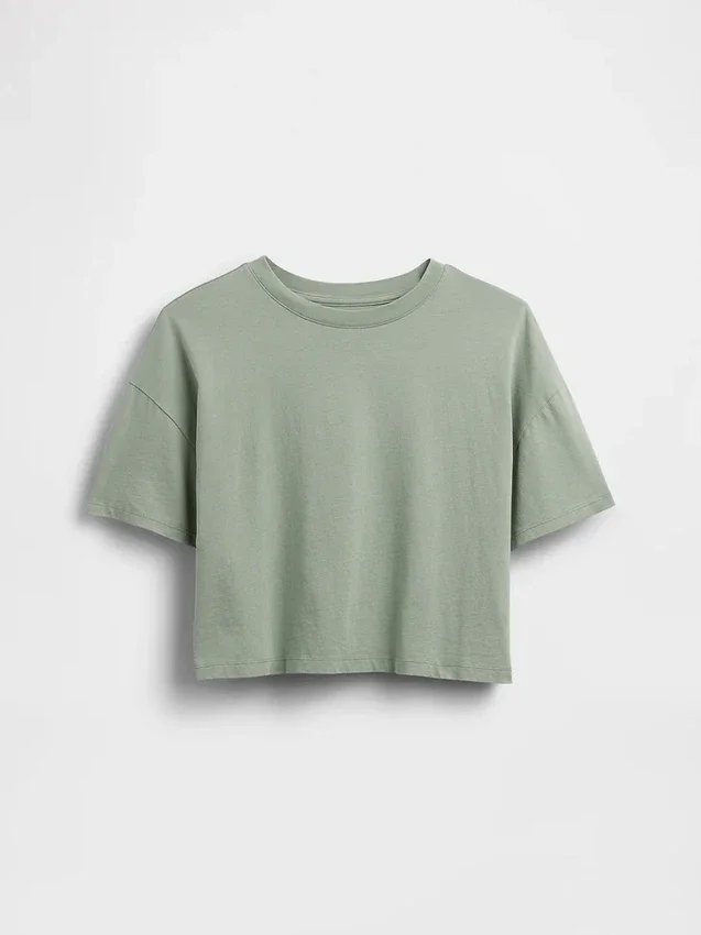 Camiseta oversize de corte cuadrado para niños