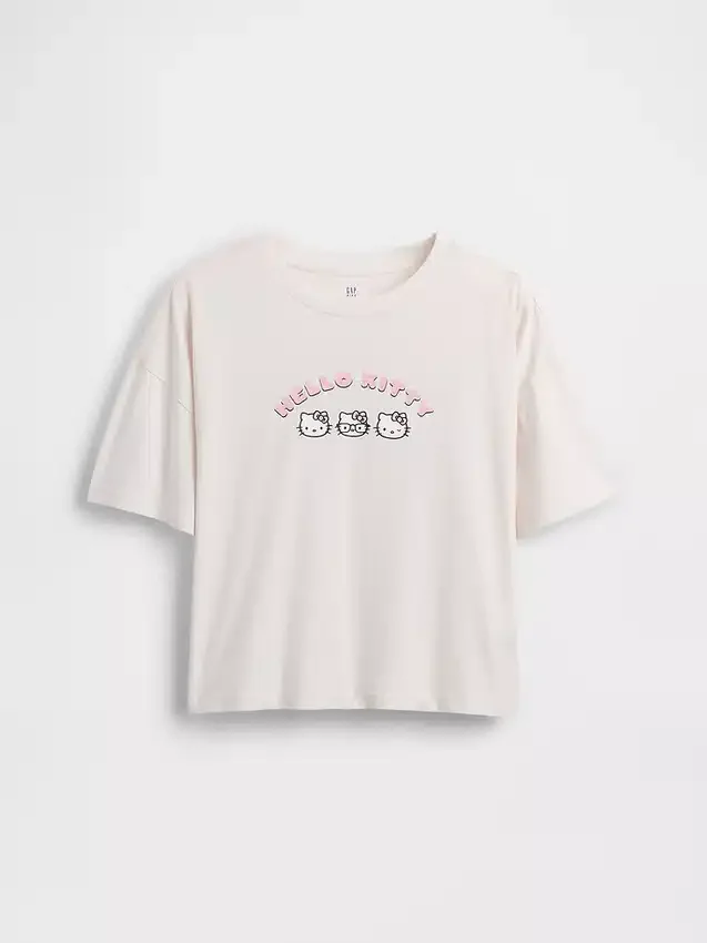 Camiseta oversize de corte cuadrado para niños de Sanrio