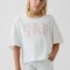 Camiseta oversize de cuello ancho para niño