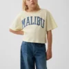 Camiseta oversize de cuello ancho para niño