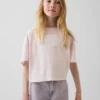 Camiseta oversize de cuello ancho para niño
