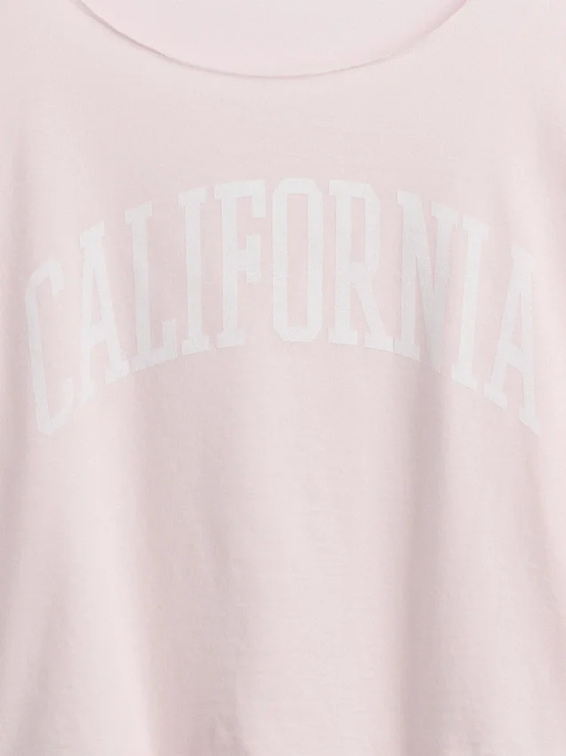 Camiseta oversize de cuello ancho para niño