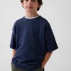 Camiseta oversize de peso grueso para niños