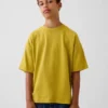 Camiseta oversize de peso grueso para niños