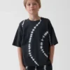 Camiseta oversize de peso grueso para niños