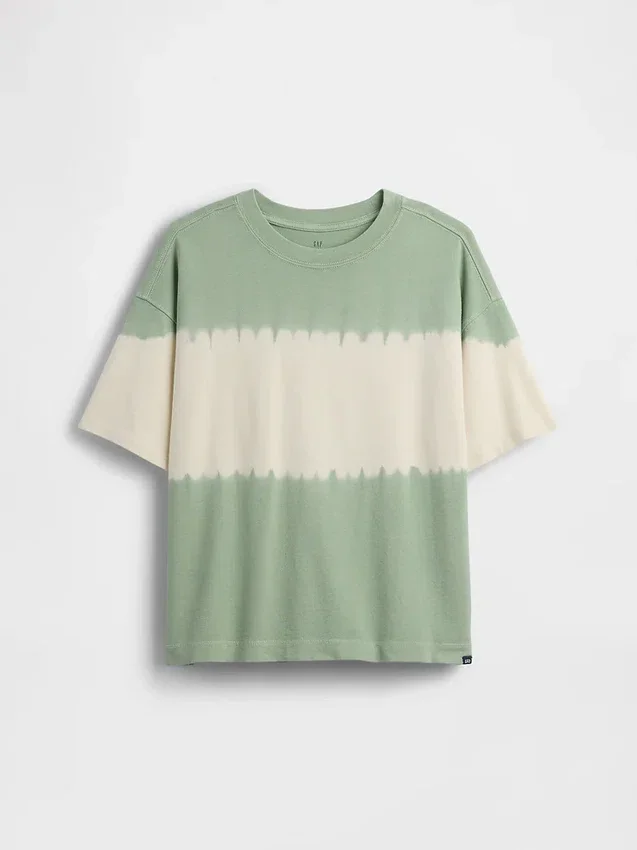 Camiseta oversize de peso grueso para niños