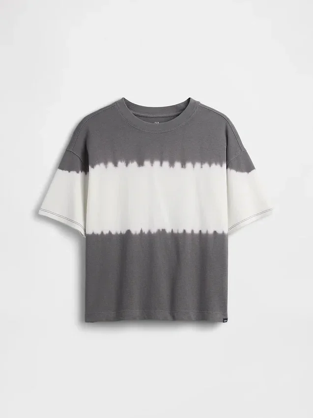 Camiseta oversize de peso grueso para niños