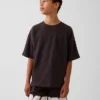 Camiseta oversize de peso grueso para niños