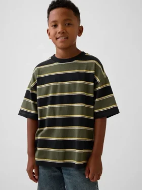 Camiseta oversize de peso grueso para niños