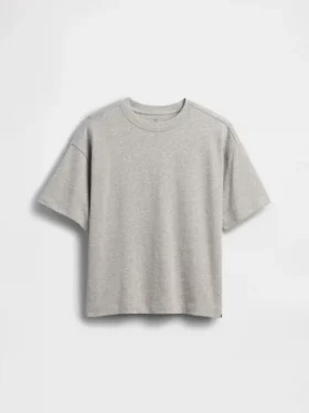 Camiseta oversize de peso grueso para niños