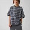 Camiseta oversize de peso grueso para niños