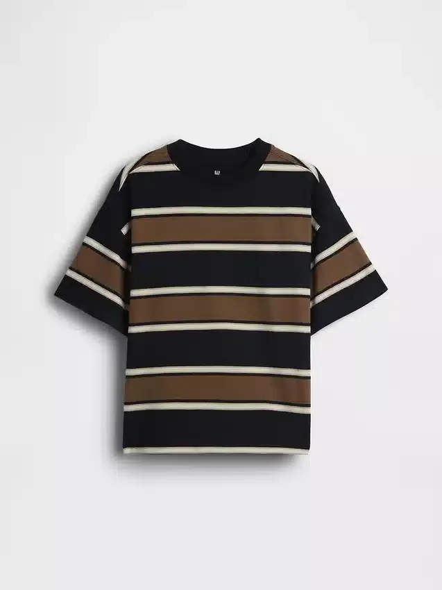 Camiseta oversize de peso grueso para niños