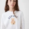 Camiseta oversize de peso grueso para niños
