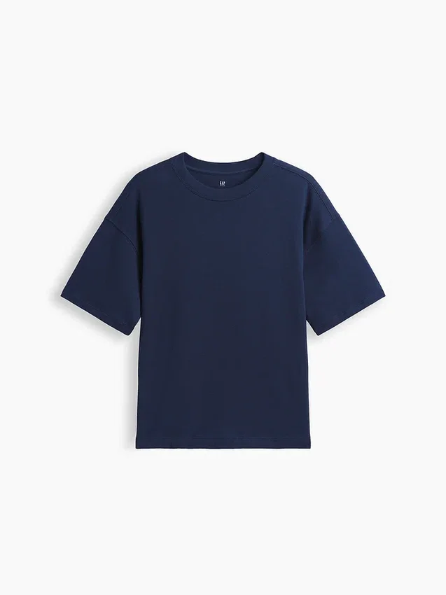 Camiseta oversize de peso grueso para niños