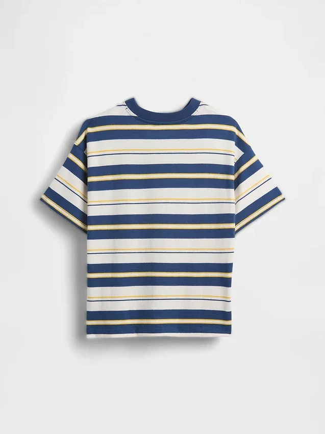 Camiseta oversize de peso grueso para niños