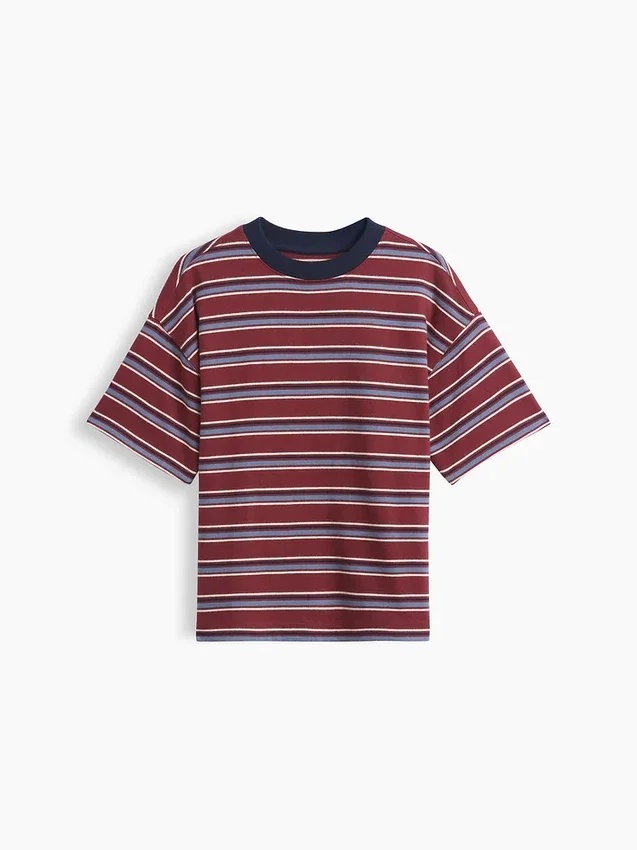 Camiseta oversize de peso grueso para niños