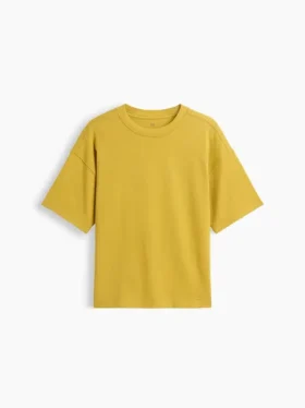 Camiseta oversize de peso grueso para niños