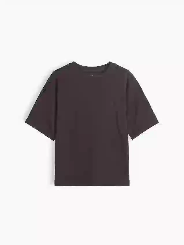 Camiseta oversize de peso grueso para niños