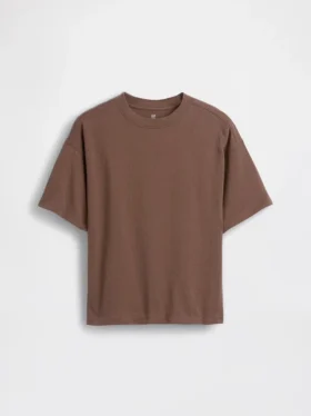 Camiseta oversize de peso grueso para niños