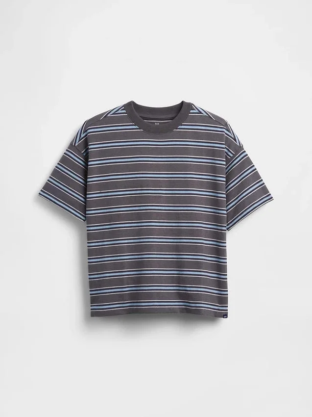 Camiseta oversize de peso grueso para niños