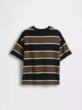 Camiseta oversize de peso grueso para niños