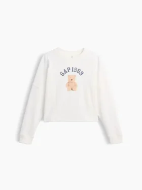 Camiseta oversize de peso grueso para niños