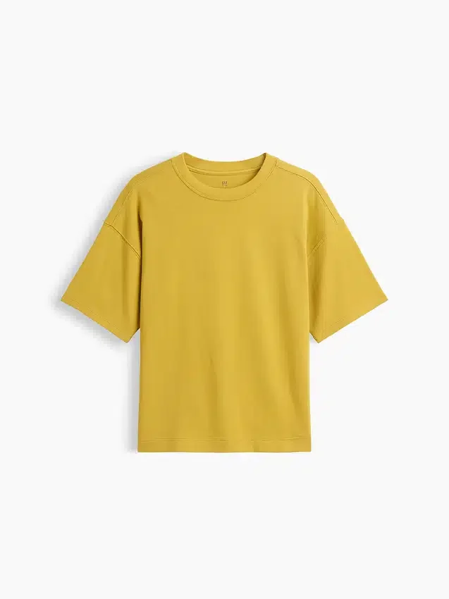 Camiseta oversize de peso grueso para niños