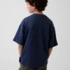 Camiseta oversize de peso grueso para niños