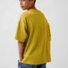 Camiseta oversize de peso grueso para niños