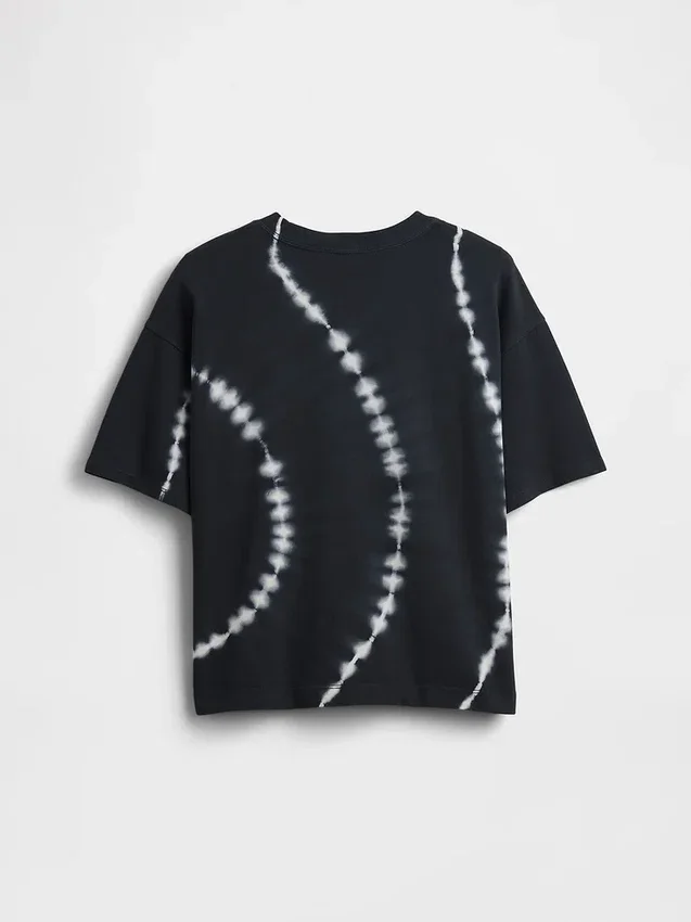 Camiseta oversize de peso grueso para niños