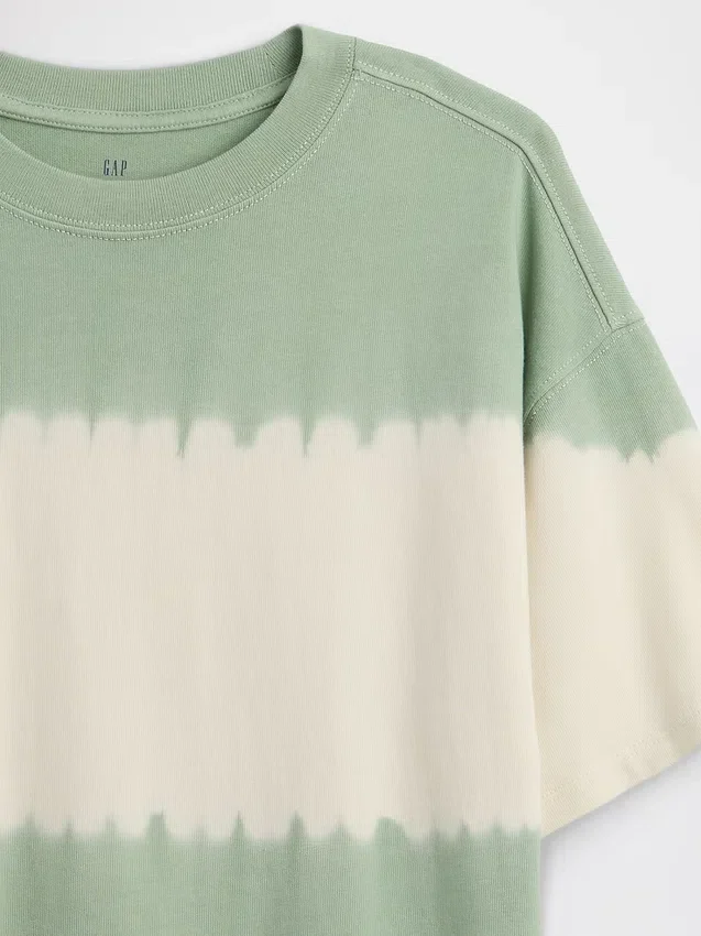 Camiseta oversize de peso grueso para niños
