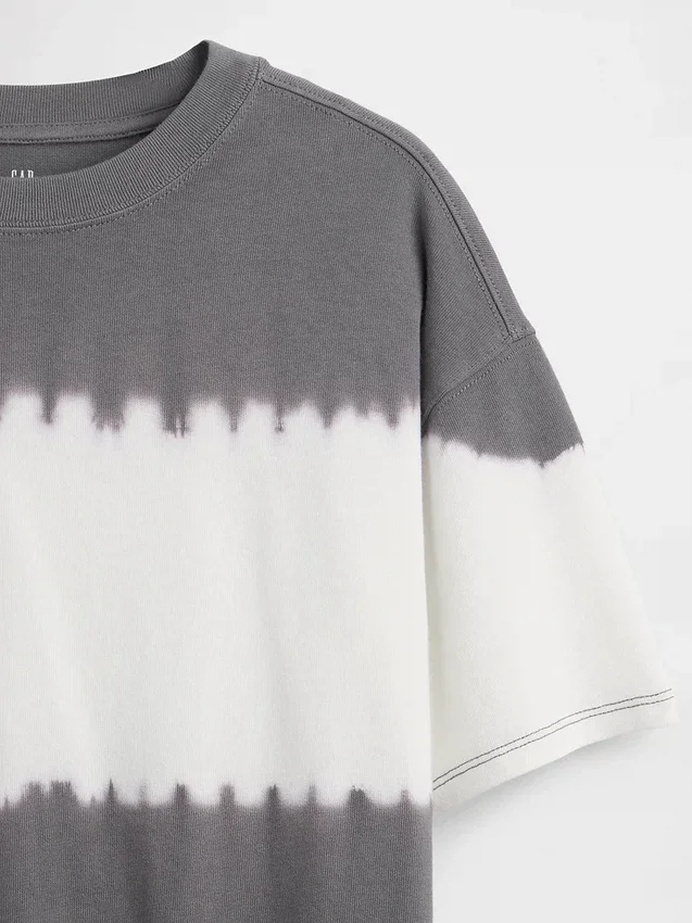 Camiseta oversize de peso grueso para niños
