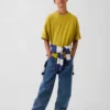 Camiseta oversize de peso grueso para niños