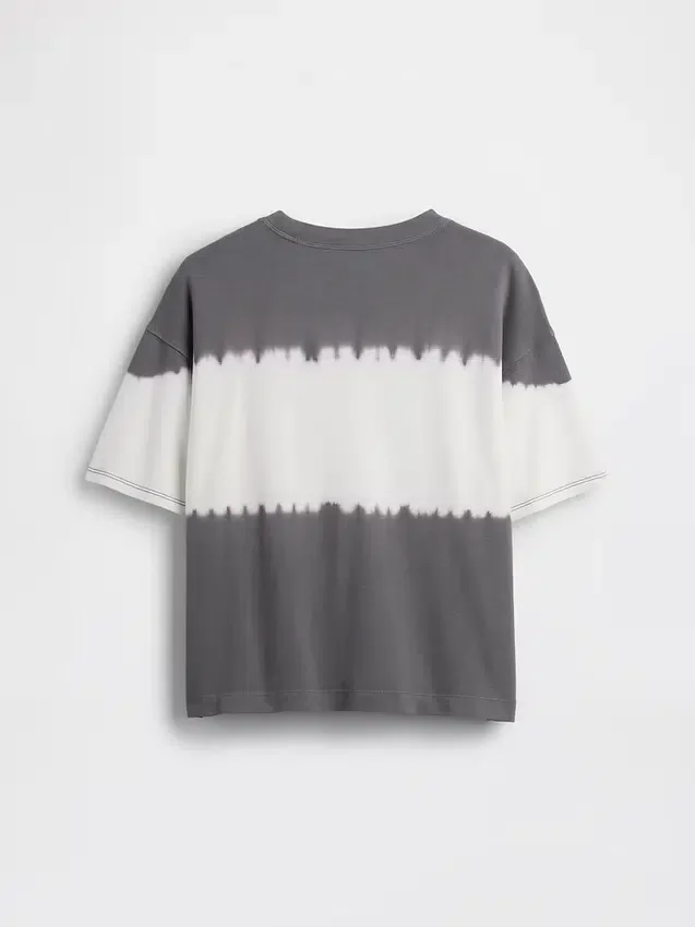 Camiseta oversize de peso grueso para niños