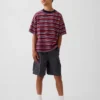 Camiseta oversize de peso grueso para niños