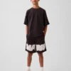Camiseta oversize de peso grueso para niños