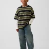 Camiseta oversize de peso grueso para niños