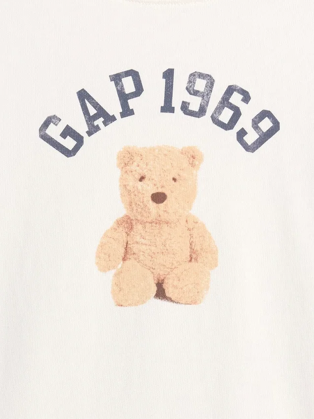 Camiseta oversize de peso grueso para niños