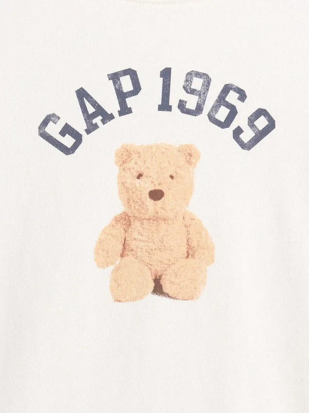 Camiseta oversize de peso grueso para niños