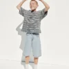 Camiseta oversize de peso grueso para niños
